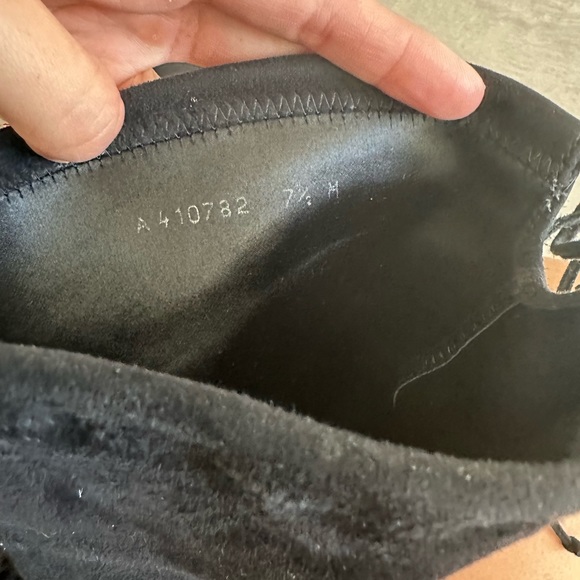 Stuart Weitzman Highland Over the Knee Boot in Black Suede - Picture 8 of 11